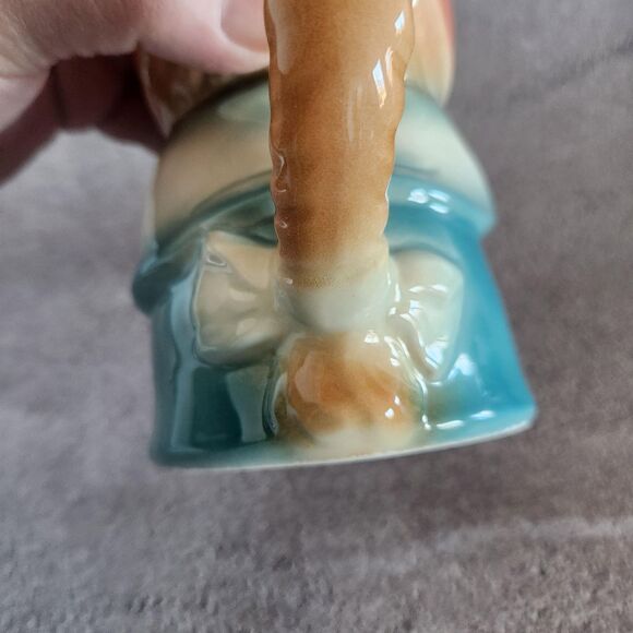 Witch Beer Stein RARE Porcelain LG Mug by Goebel Broom VTG Gretel Nursery Rhyme - Picture 6 of 11